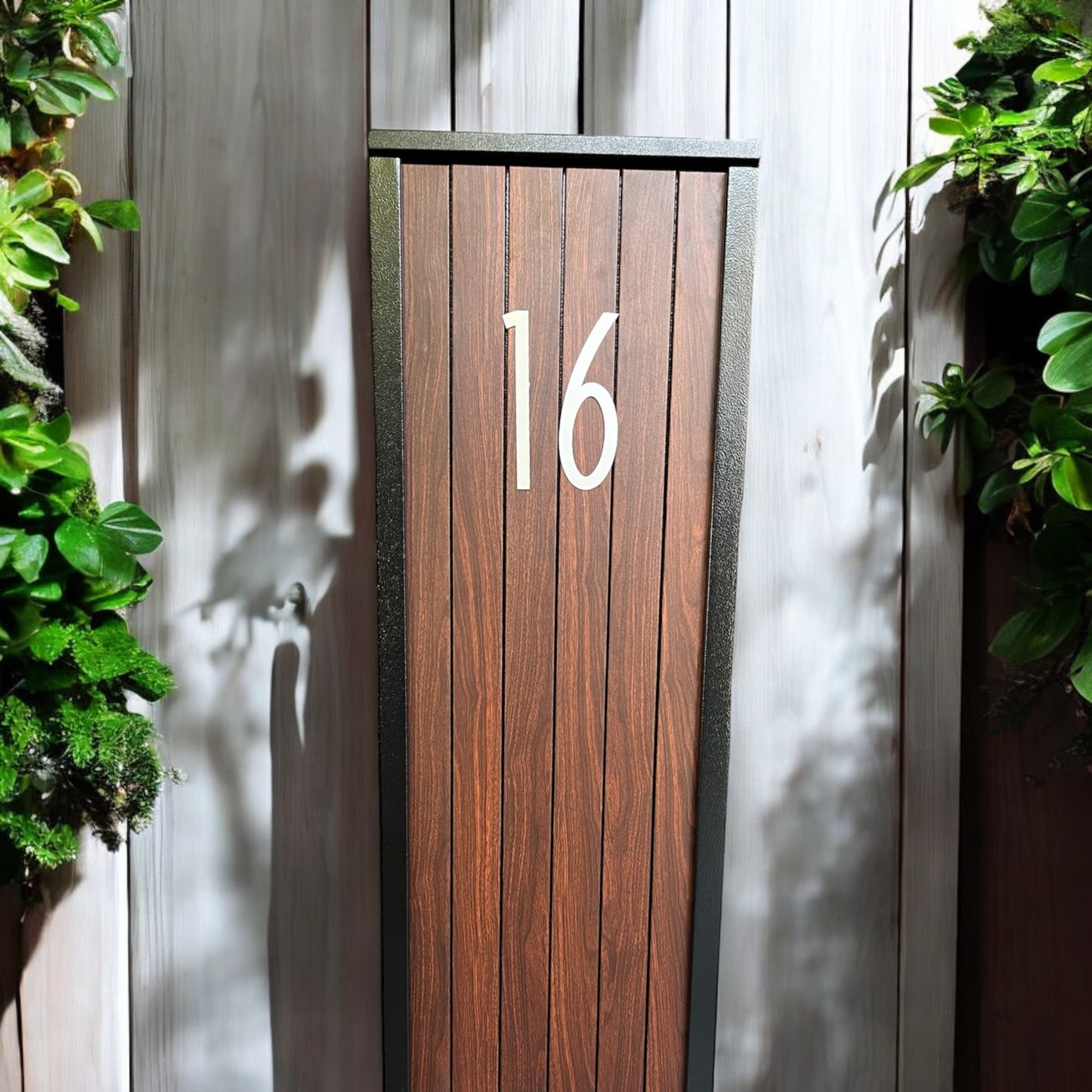 A modern free-standing mail and parcel drop box