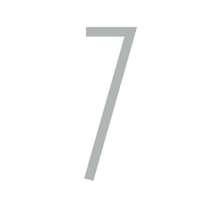 160mm Slimline Numbers in Silver & Black