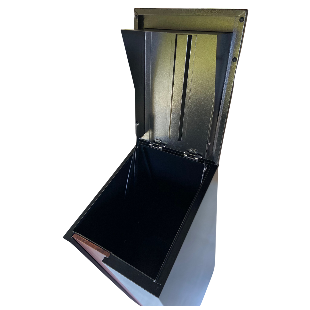 Raglan Pillar mailbox, letterbox, parcel drop box